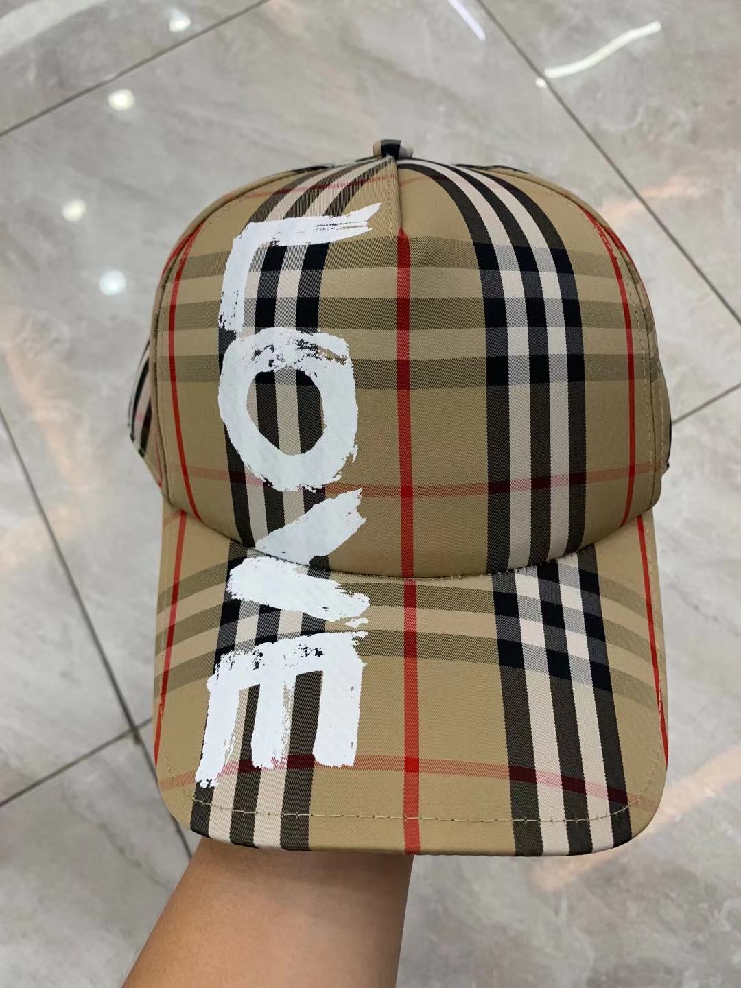 Burberry Printed Love Baseball Cap,Caps : Sneakers Online - Buy Sneakers for Men & Women, Sneakers Online - Buy Sneakers for Men & Women