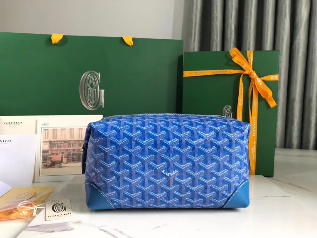 Goyard Boeing 25 Toilet Bag Blue