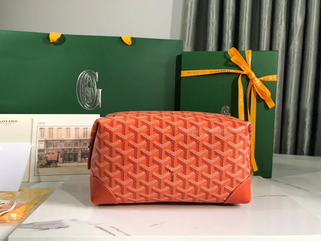 Goyard Boeing 25 Toilet Bag Orange