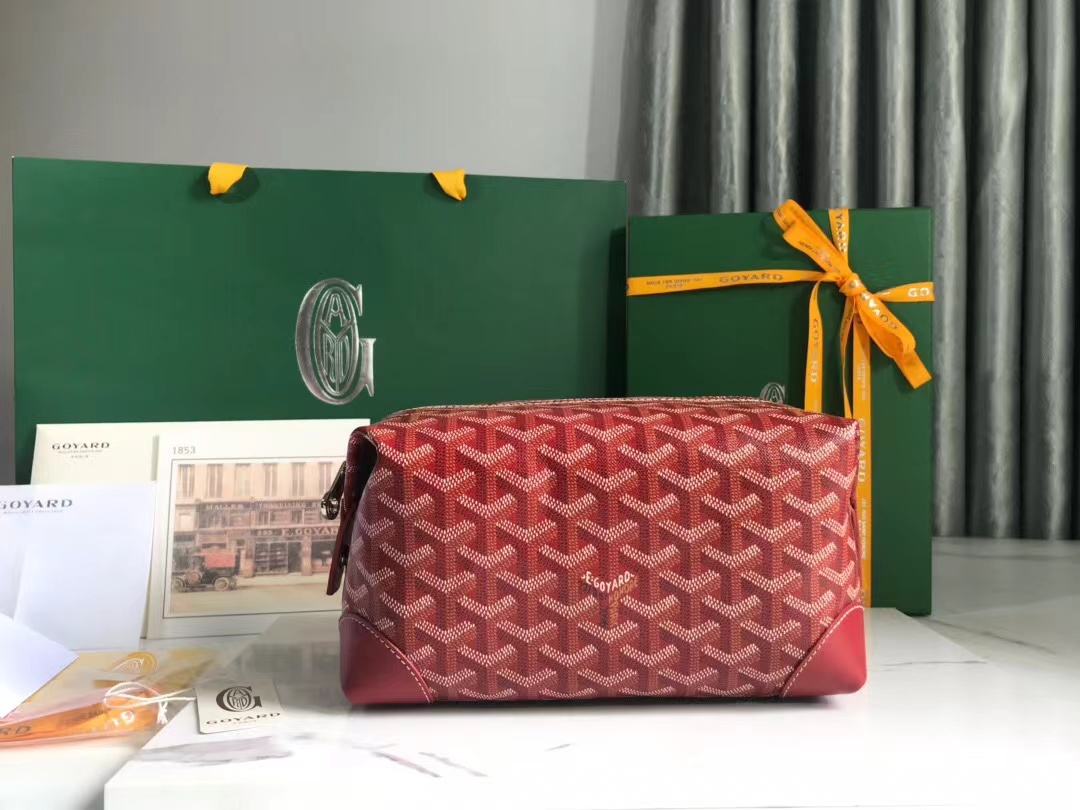 Goyard Boeing 25 Toilet Bag Red