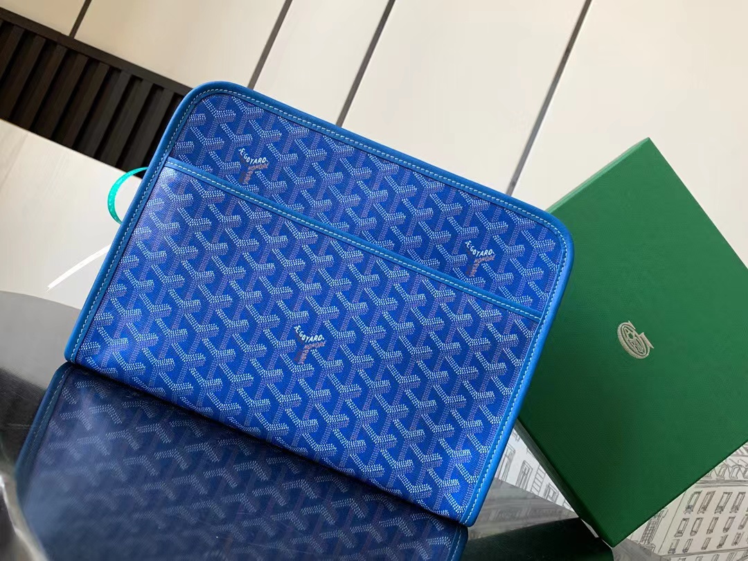 Goyard Jouvence Toiletry Bag Blue