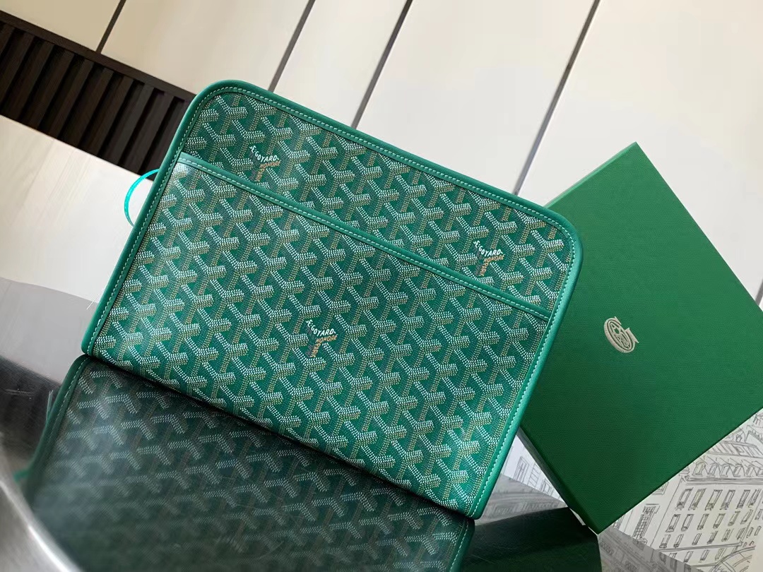 Goyard Jouvence Toiletry Bag Green