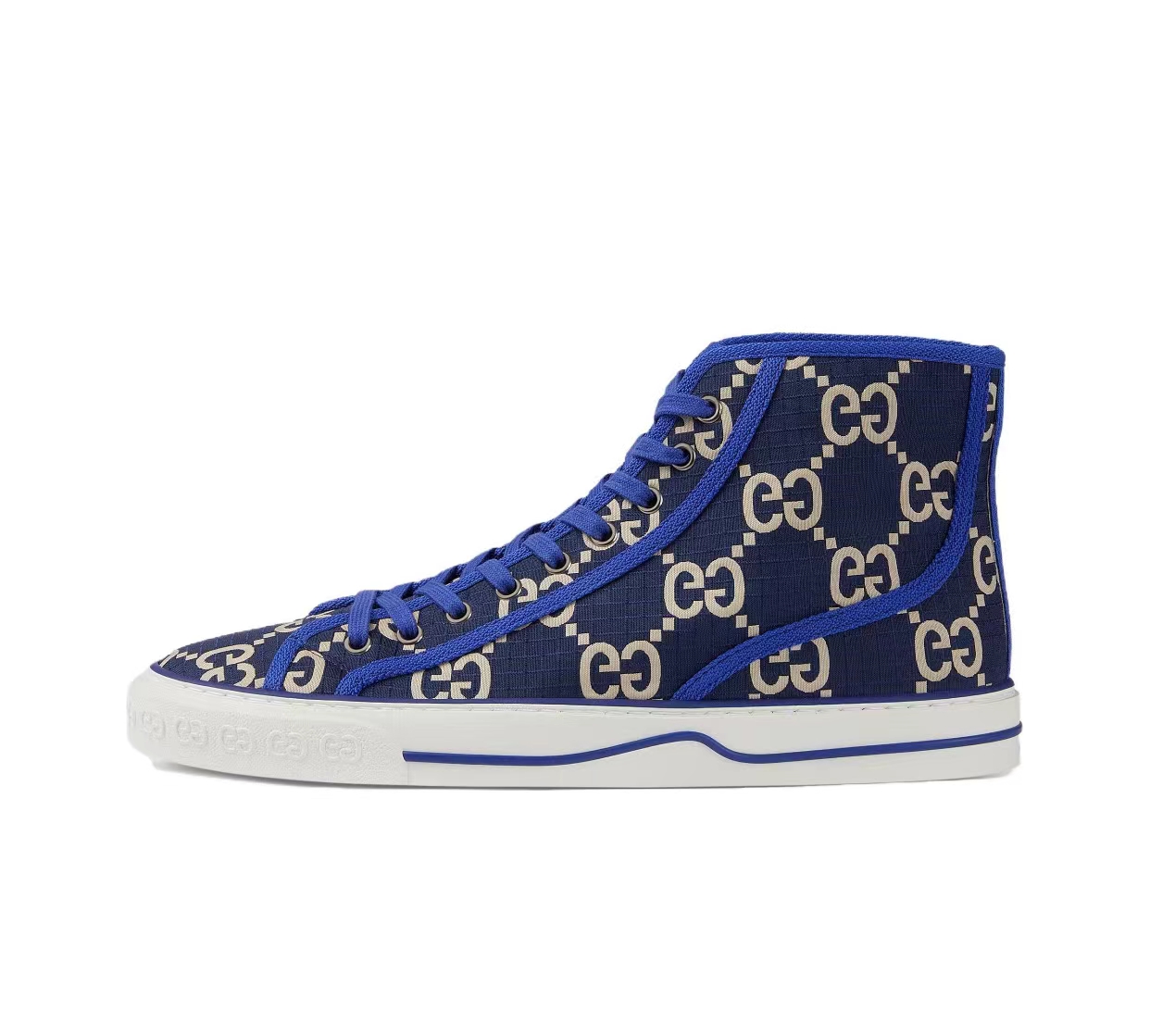 GUCCI Tennis 1977 High-top Sneaker Blue