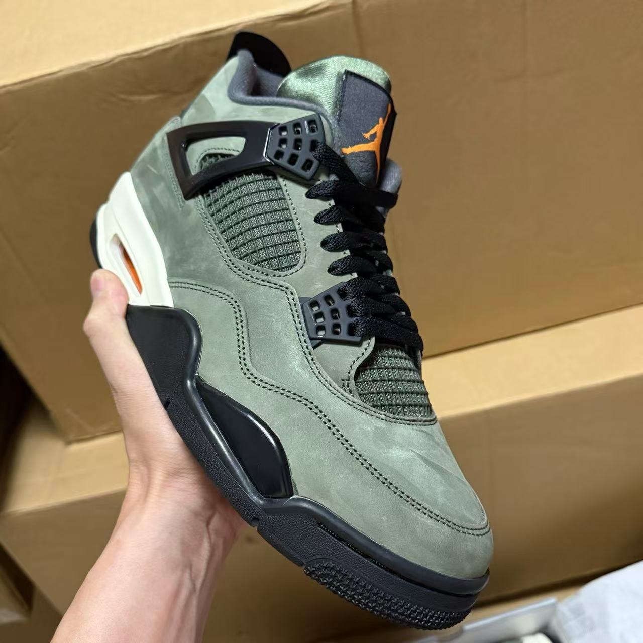 Undefeated x Air Jordan Air 4 Retro 2025 'Green' IB1519-200,Specials : Sneakers Online - Buy Sneakers for Men & Women, Sneakers Online - Buy Sneakers for Men & Women
